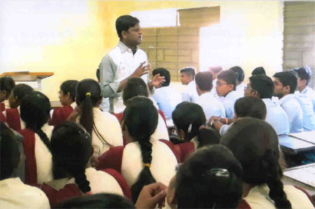 Mr. D.A. Dagade delivered a Lecture in Special guidance programme